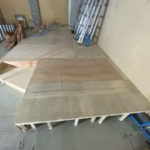 クリニック新装　夜間置床工事　乾式二重床（神奈川県藤沢市）