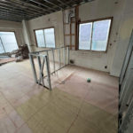 マンション　置床工事　乾式二重床（東京都品川区）