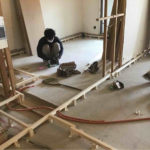 マンション　置床工事　乾式二重床（東京都品川区）