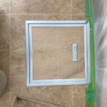 クリニック　置床工事　点検口設置（東京都稲城市）