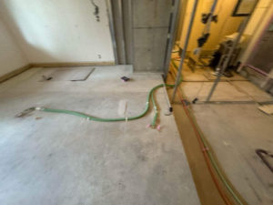 マンション　１日置床工事　乾式二重床（東京都港区）