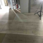 店舗　夜間工事 置床工事　乾式二重床（東京都目黒区）