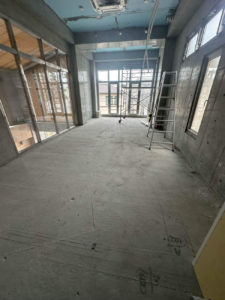 マンション新築　置床工事　乾式二重床（東京都大田区）