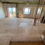 マンション　置床工事　乾式二重床（東京都品川区）