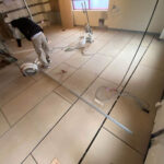 マンション　置床工事　乾式二重床（東京都港区）