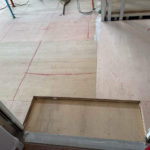 マンション新築　置床工事　乾式二重床（東京都大田区）