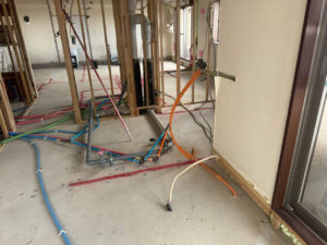 マンション　置床工事　乾式二重床（東京都品川区）