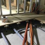 クリニック　新装工事　乾式二重床（東京都豊島区）