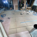 飲食店舗　置床工事　乾式二重床（東京都台東区）