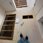 アパート　置床工事　乾式二重床（東京都江戸川区）