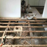 アパート　置床工事　乾式二重床（東京都江戸川区）