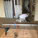 マンション　1日置床工事　乾式二重床（相模原区中央区）