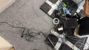 事務所　タイルカーペット工事　フクビ製（さいたま市中央区）