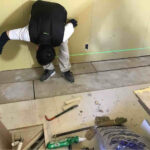 マンション　置床工事　乾式二重床（横浜市戸塚区）