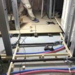 戸建て住宅　置床工事　乾式二重床（東京都江東区）