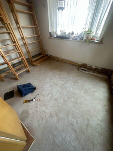 マンション　置床工事　乾式二重床（東京都品川区）