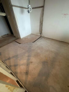 マンション　置床工事　ラワン構造用合板12ｍｍ（東京都世田谷区）