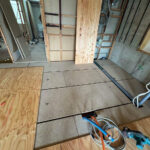 マンション　置床工事　乾式二重床（東京都大田区）