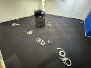 事務所　タイルカーペット工事　フクビ製（さいたま市中央区）