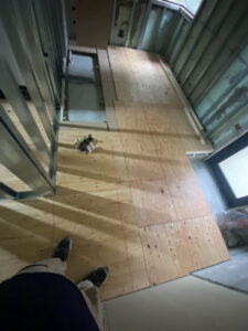 戸建て住宅　置床工事　乾式二重床（東京都世田谷区）