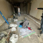 マンション　置床工事　乾式二重床（東京都渋谷区）