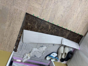 マンション　フローリング工事　乾式二重床（東京都渋谷区）