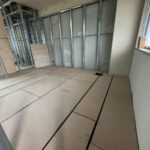 マンション　１日置床工事　乾式二重床（東京都杉並区）