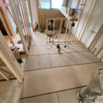 マンション　1日置床工事　乾式二重床（川崎市宮前区）