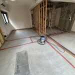 マンション　1日置床工事　乾式二重床（相模原市南区）