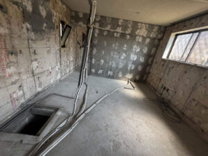 マンション　１日置床工事　乾式二重床（東京都世田谷区）