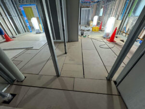 施設 置床工事 乾式二重床（東京都足立区）