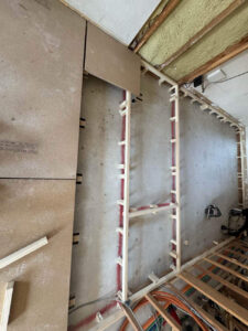 マンション　1日置床工事　乾式二重床（相模原市南区）