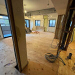 マンション　１日置床工事　乾式二重床（東京都目黒区）