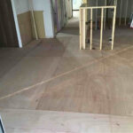 マンション　置床工事　乾式二重床（東京都大田区）