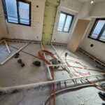 マンション　１日置床工事　乾式二重床（東京都目黒区）