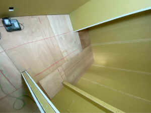 マンション　置床工事　乾式二重床（東京都渋谷区）