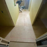 マンション　置床工事　乾式二重床（東京都渋谷区）