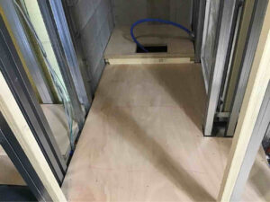 マンション　１日置床工事　乾式二重床（横浜市港北区）