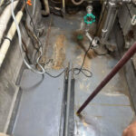 マンション　１日置床工事　乾式二重床（東京都港区）