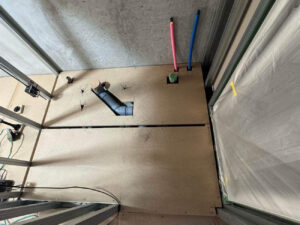 マンション　置床工事　乾式二重床（神奈川県平塚市）