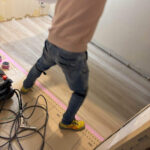 マンション　フローリング付帯工事　１×６フロア（東京都新宿区）