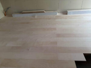 アパート　フローリング工事　小巾フロア（神奈川県茅ケ崎市）