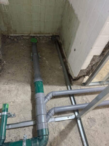 マンション　置床工事　乾式二重床（東京都渋谷区）