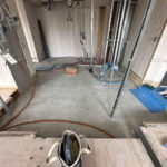 マンション　置床工事　乾式二重床（東京都品川区）