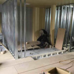 店舗　１日置床工事　乾式二重床（埼玉県川口市）