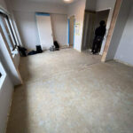 マンション　置床工事　乾式二重床（東京都大田区）