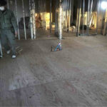 マンション　１日置床工事　乾式二重床（東京都中央区）