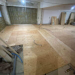 マンション　置床工事　乾式二重床（東京都港区）