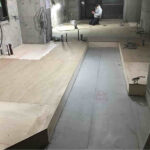 クリニック　１日置床工事　乾式二重床（神奈川県藤沢市）