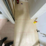 店舗 置床工事 パーチクルボード(神奈川県川崎市)